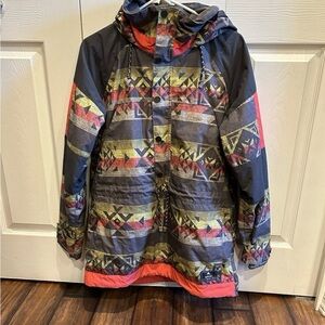 Burton Vibrant Geometric Snowboarding Jacket